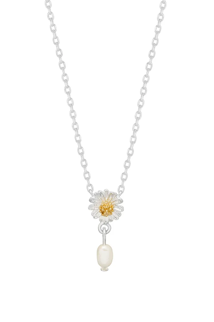 Wildflower Pearl Drop Necklace sold by Estella Bartlett product image thumbnail 3