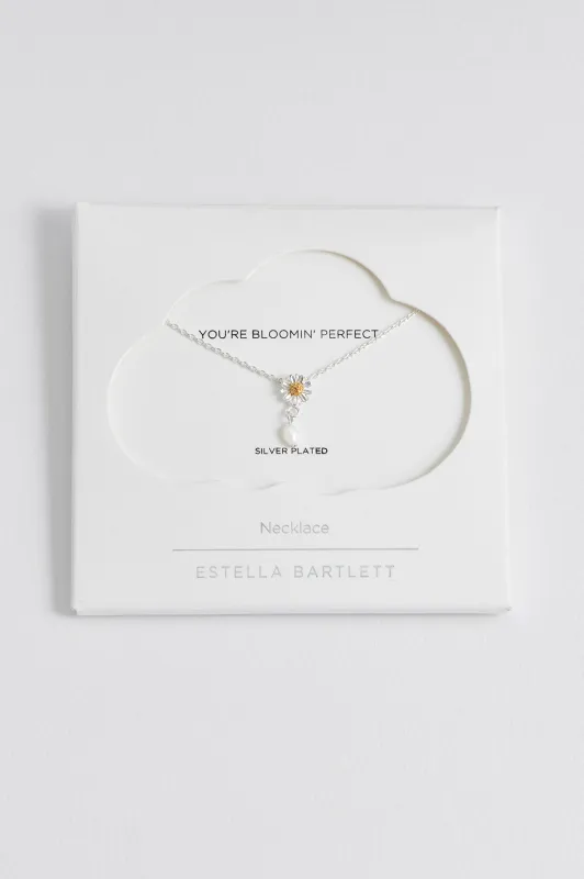 Wildflower Pearl Drop Necklace sold by Estella Bartlett