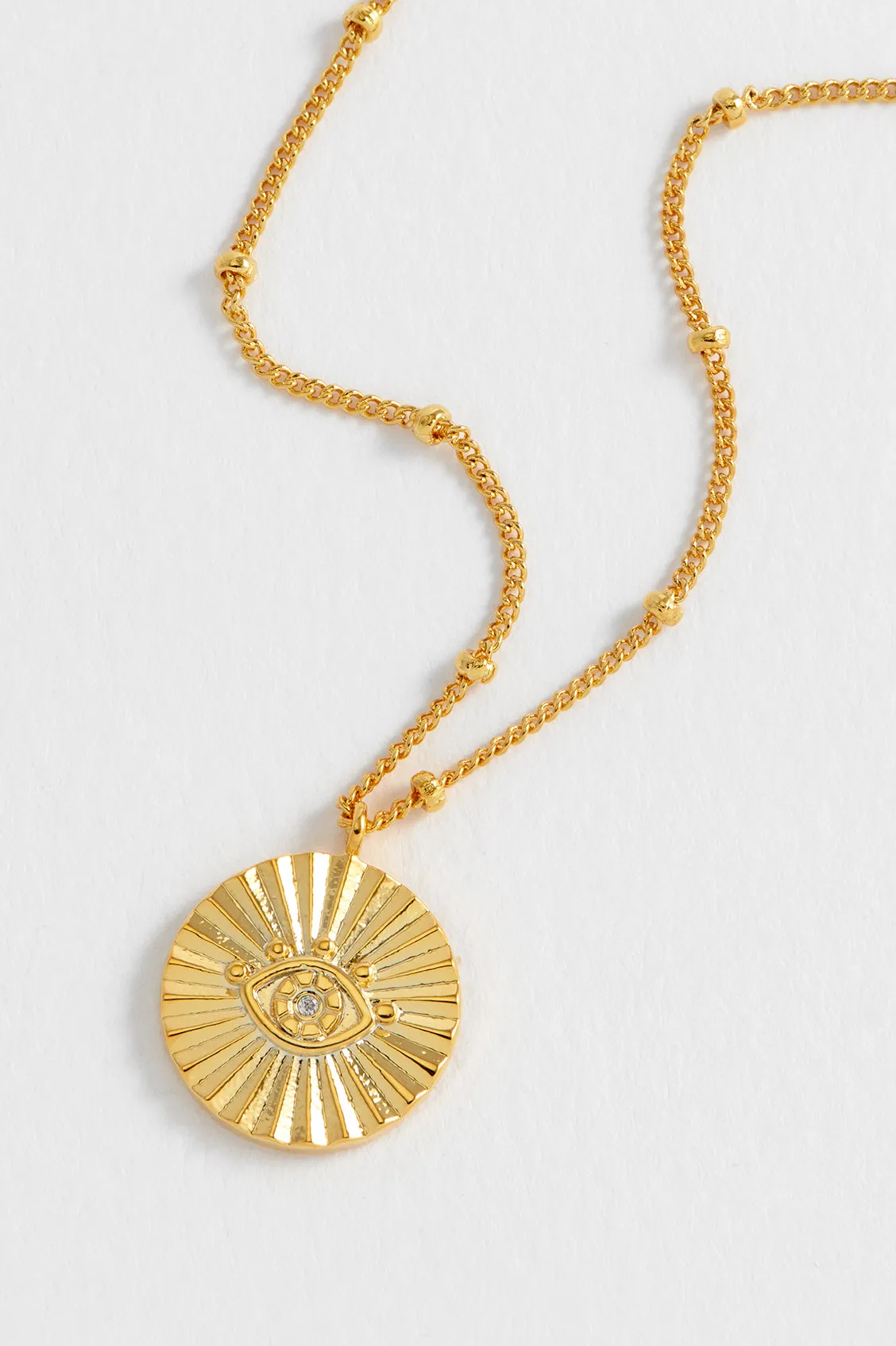 Boho Eye Coin Necklace sold by Estella Bartlett product image thumbnail 2
