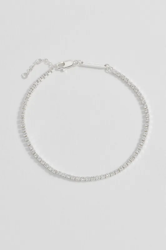 Fine CZ Tennis Bracelet sold by Estella Bartlett