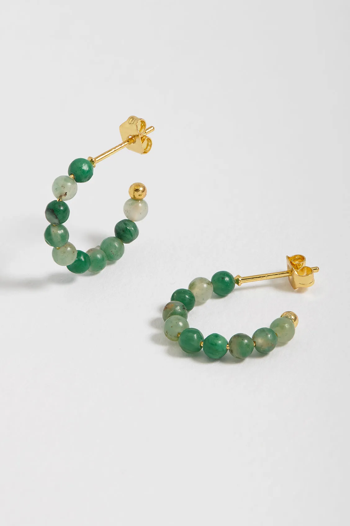 Gemstone Amelia Hoop Earrings sold by Estella Bartlett product image thumbnail 2