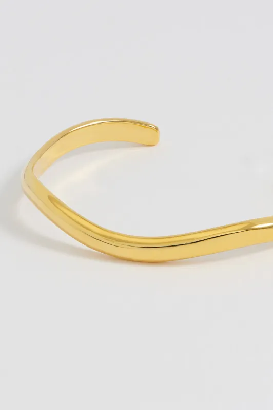 Molten Open Cuff Bangle sold by Estella Bartlett