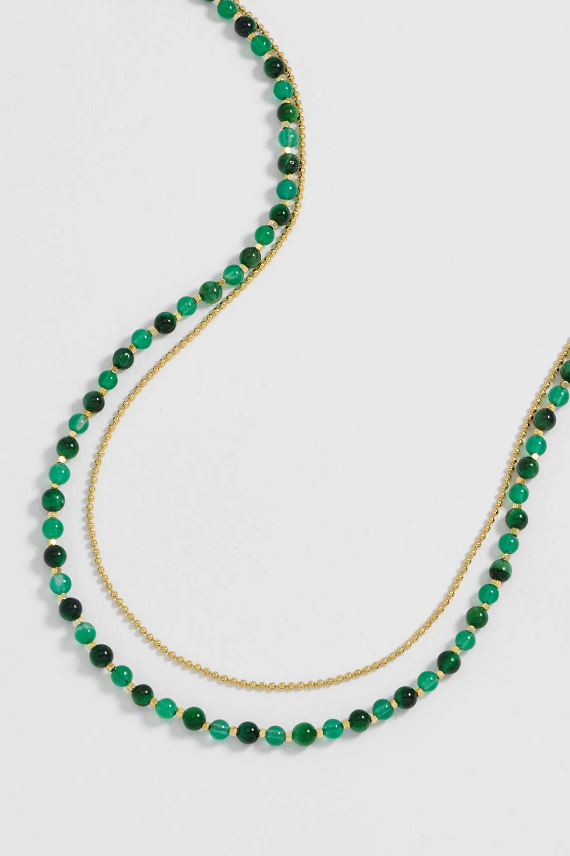 Gemstone Duo Necklace sold by Estella Bartlett
