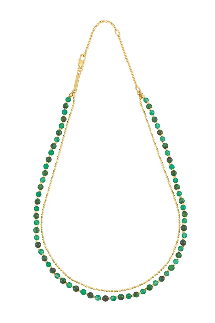 Gemstone Duo Necklace sold by Estella Bartlett product image thumbnail 3