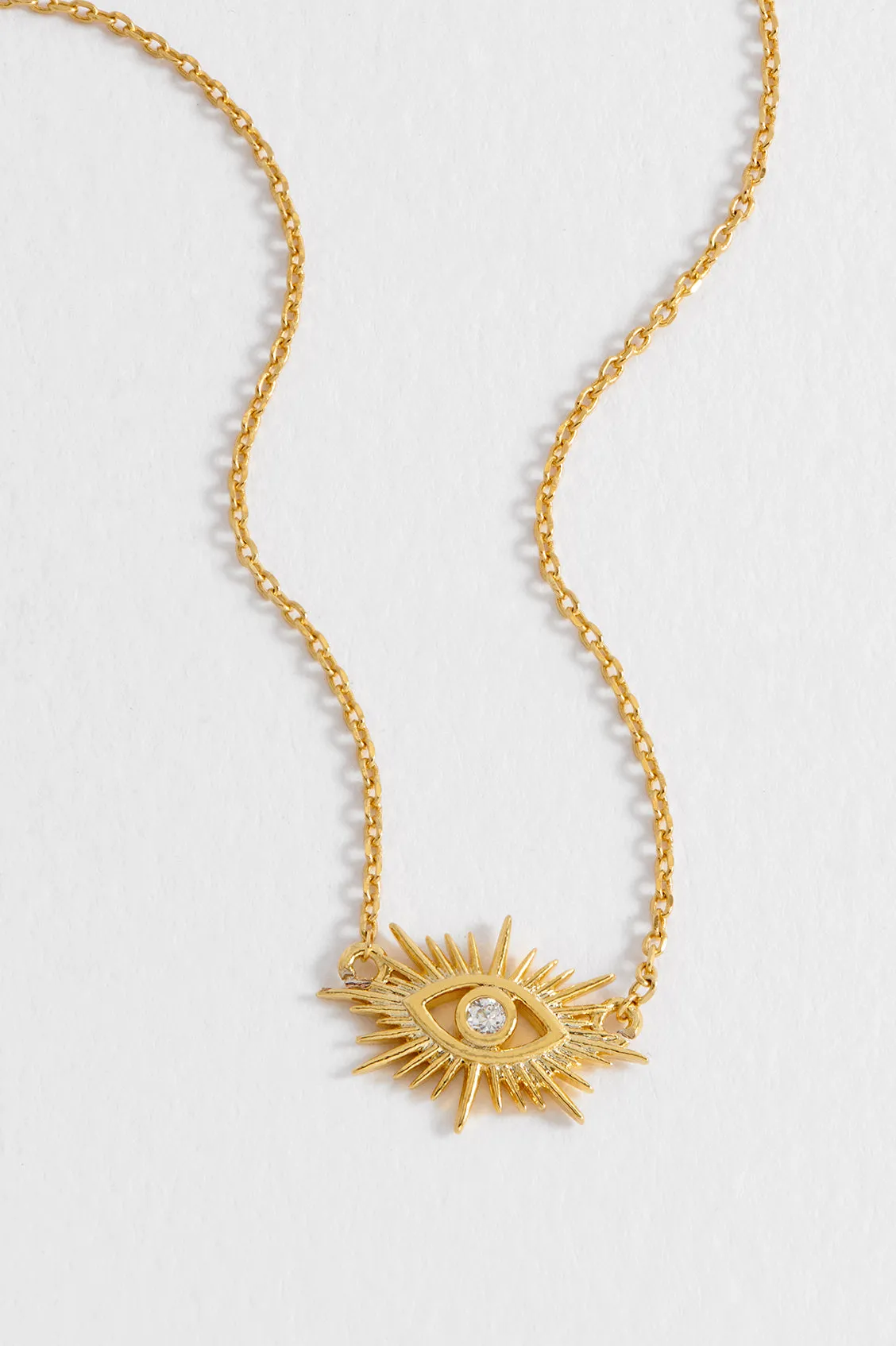 Evil Eye Star Burst Necklace sold by Estella Bartlett product image thumbnail 4
