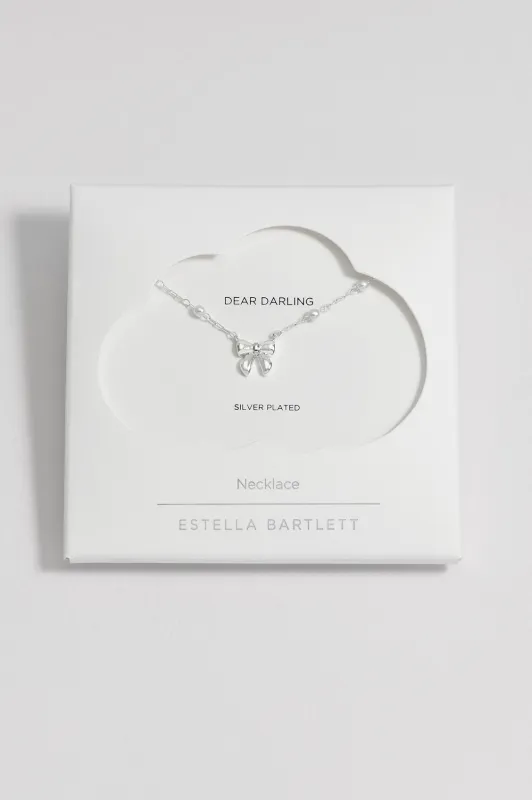 Pearl Bow Necklace sold by Estella Bartlett