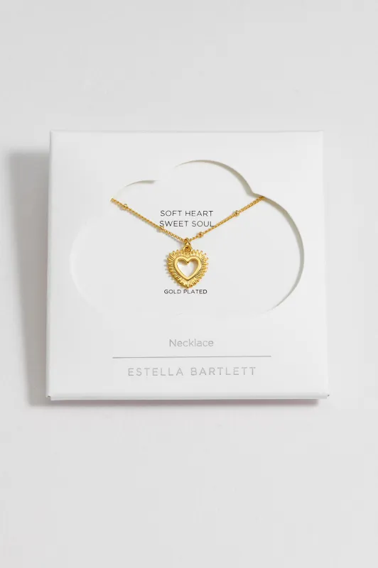 Heartburst Pendant Necklace sold by Estella Bartlett