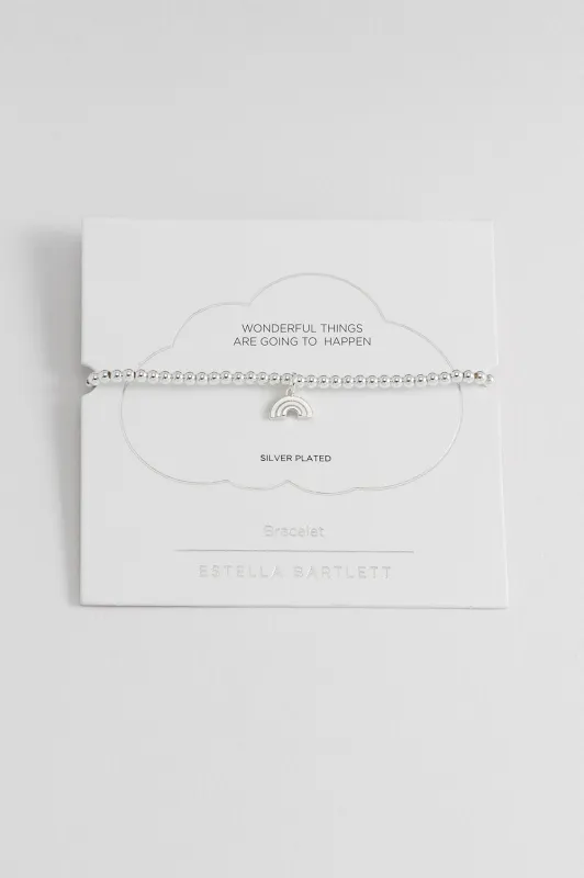 Sienna Beaded Rainbow Charm Bracelet sold by Estella Bartlett