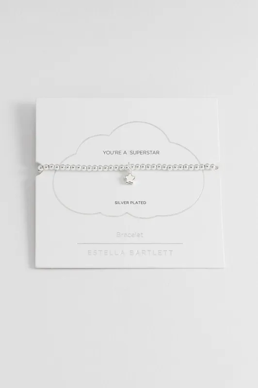 Sienna Beaded Puffy Star Charm Bracelet sold by Estella Bartlett