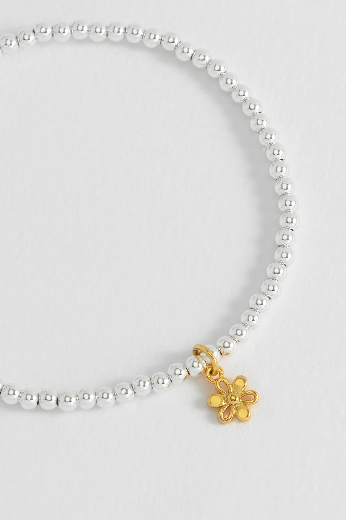 Sienna Beaded Open Petal Flower Charm Bracelet sold by Estella Bartlett product image thumbnail 5