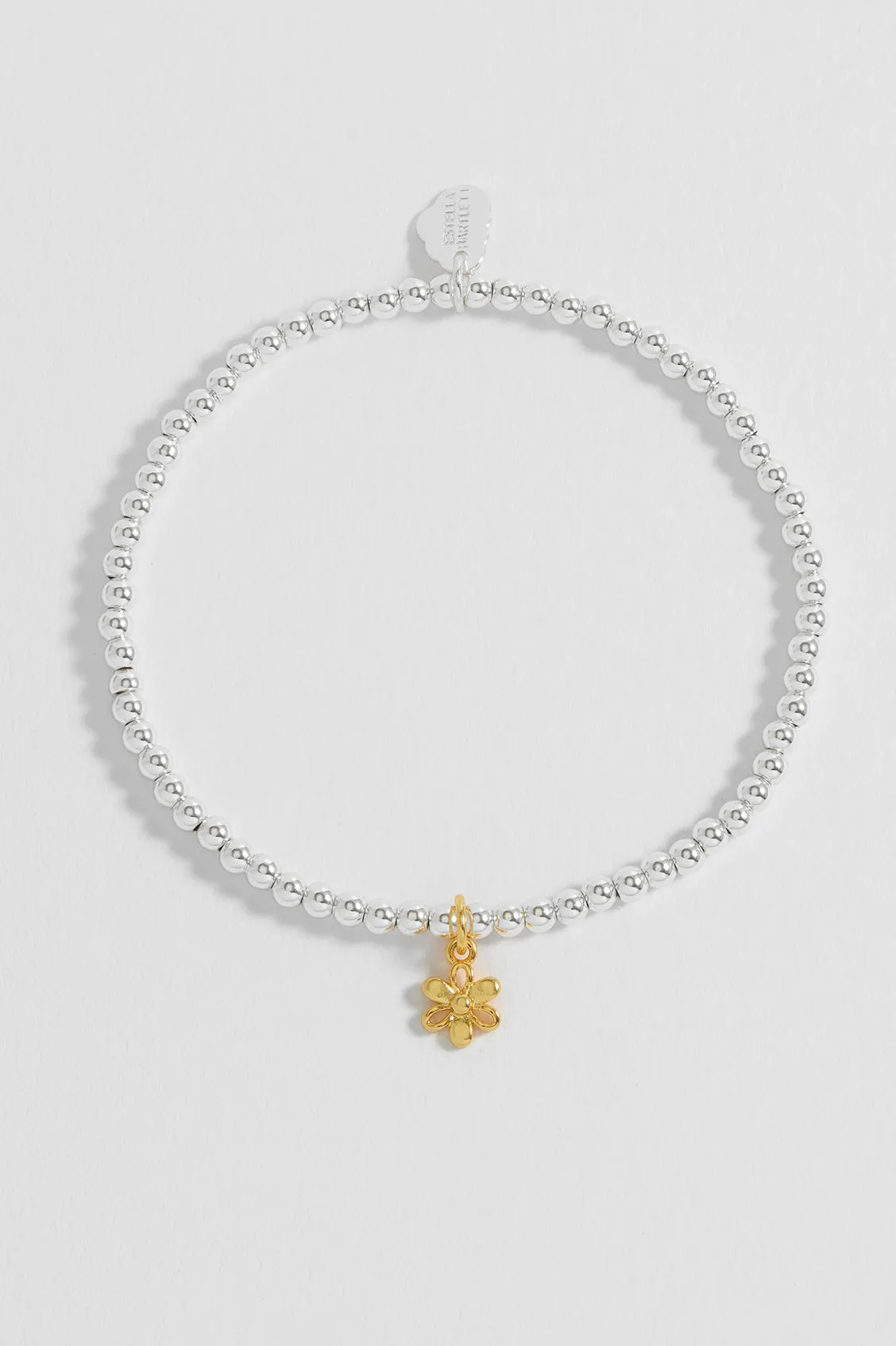 Sienna Beaded Open Petal Flower Charm Bracelet sold by Estella Bartlett product image thumbnail 2