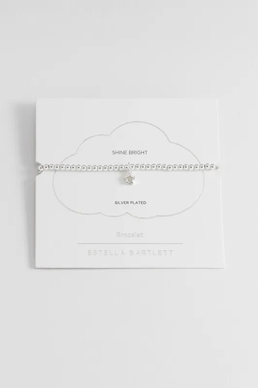 Sienna Beaded CZ Star Charm Bracelet sold by Estella Bartlett