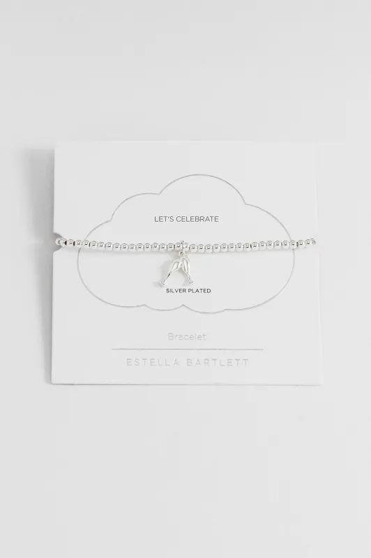 Sienna Beaded Champagne Charm Bracelet sold by Estella Bartlett