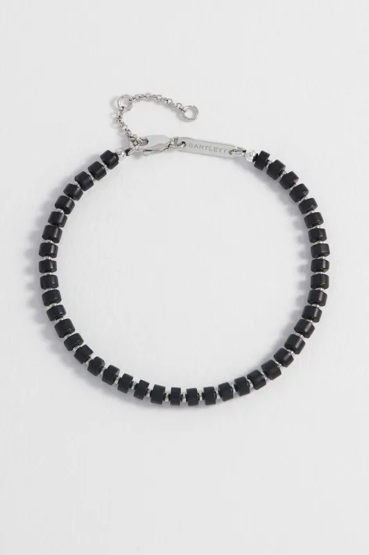 Men's Gemstone Rondelle Bracelet sold by Estella Bartlett