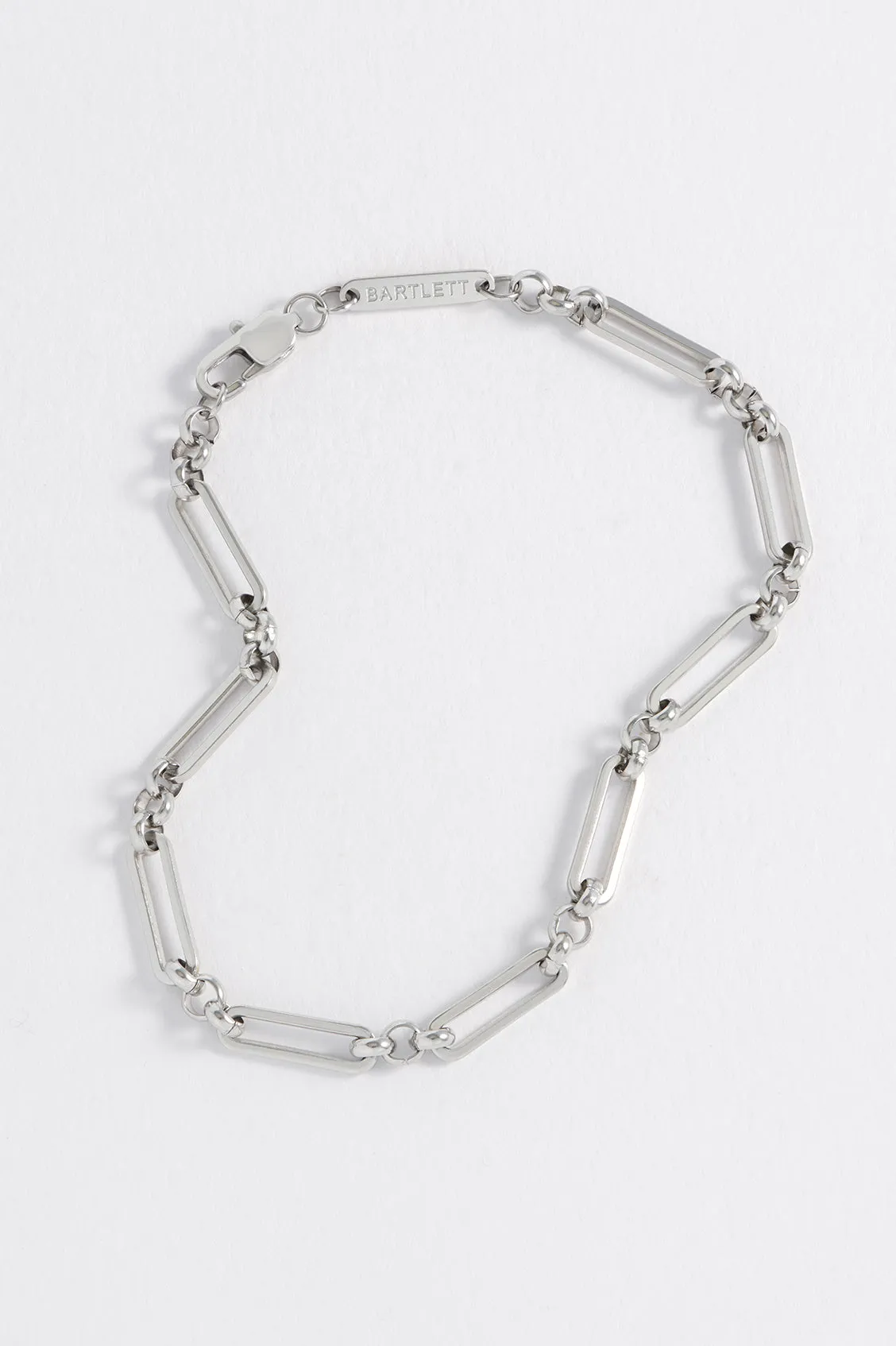Men's Paperclip Mixed Link Bracelet sold by Estella Bartlett product image thumbnail 5
