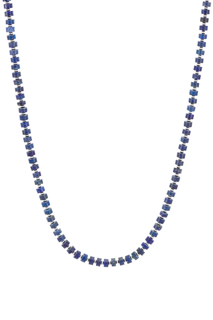 Men's Gemstone Rondelle Necklace sold by Estella Bartlett product image thumbnail 3