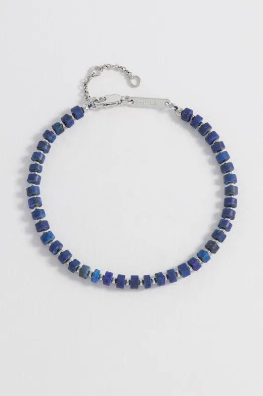 Men's Gemstone Rondelle Bracelet sold by Estella Bartlett