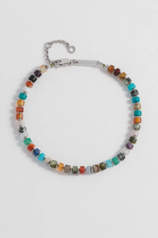Men's Gemstone Rondelle Bracelet sold by Estella Bartlett