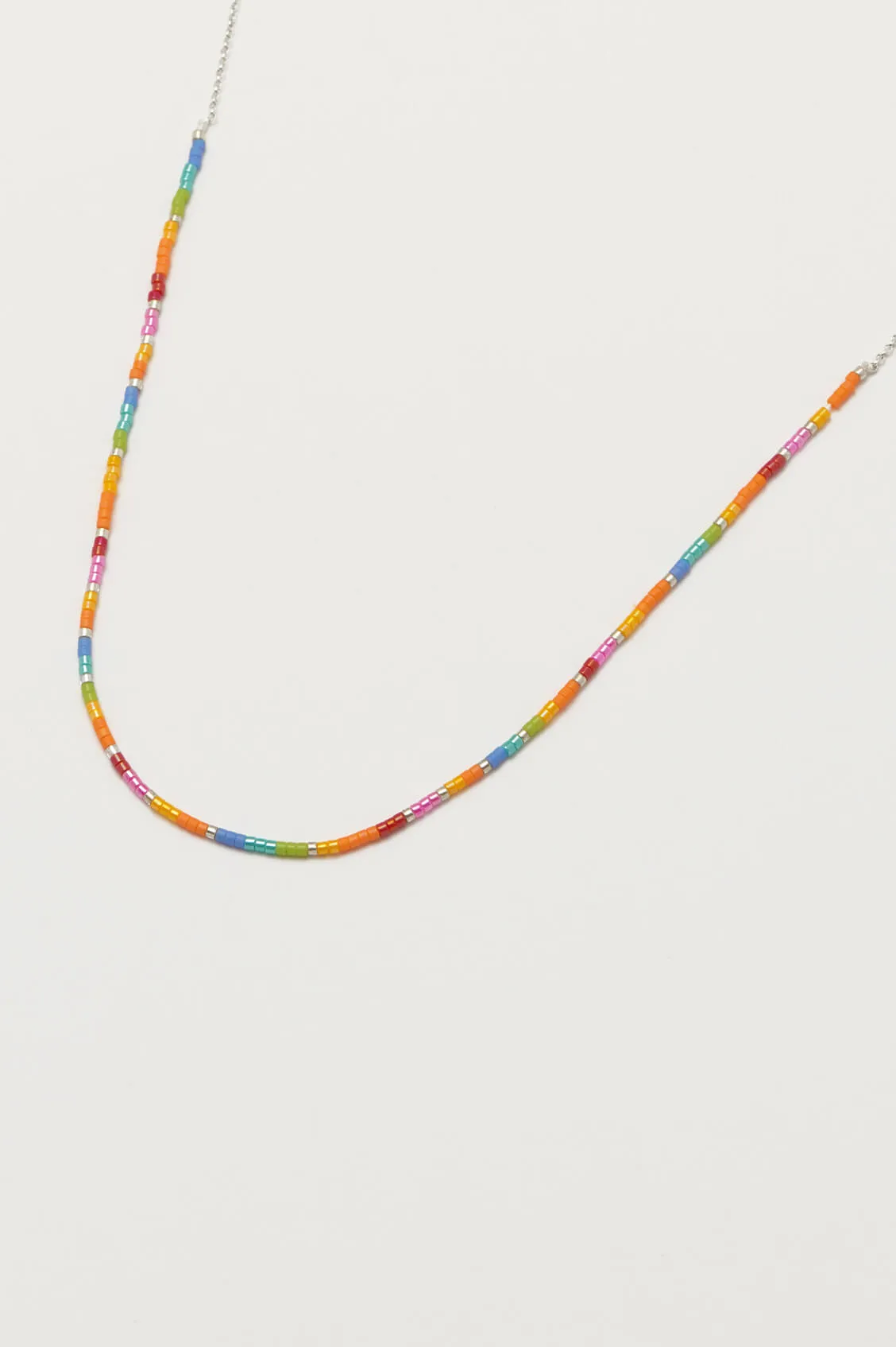 Rainbow Beaded Necklace sold by Estella Bartlett