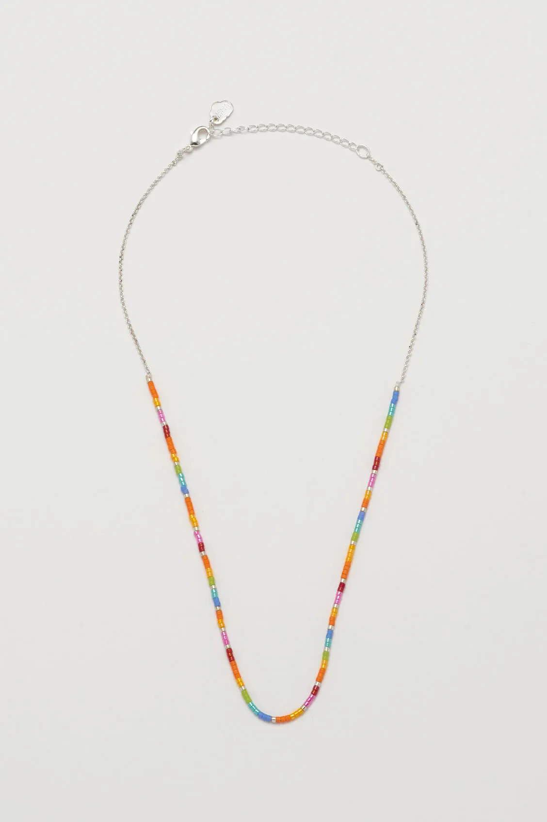 Rainbow Beaded Necklace sold by Estella Bartlett product image thumbnail 4