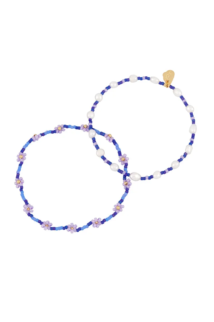 Flower Miyuki Sienna Bracelet Set sold by Estella Bartlett product image thumbnail 3
