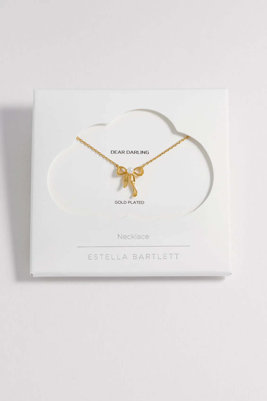Pearl Bow Necklace sold by Estella Bartlett