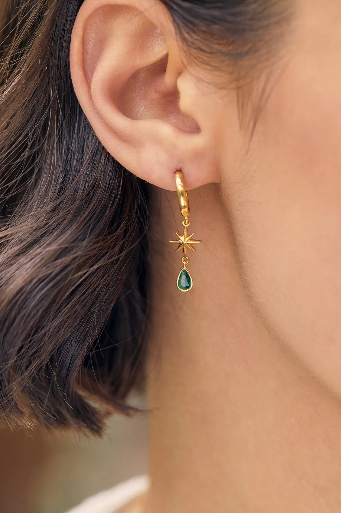 North Star CZ Hoops sold by Estella Bartlett product image thumbnail 2