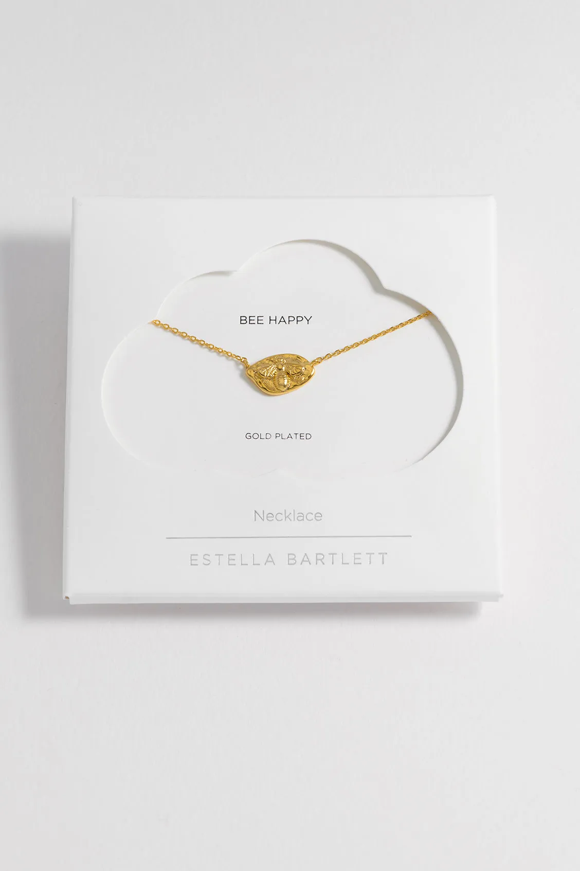 Hammered Coin Bee Pendant Necklace sold by Estella Bartlett