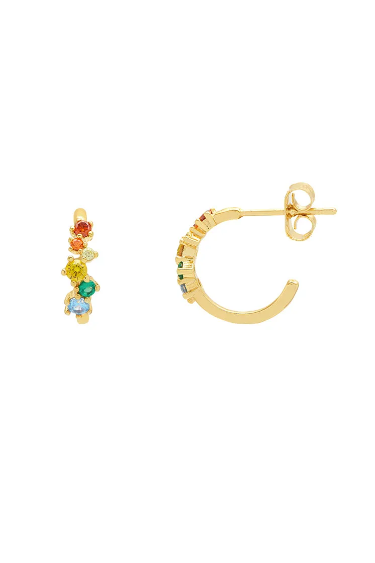 Rainbow Constellation Hoops sold by Estella Bartlett product image thumbnail 3