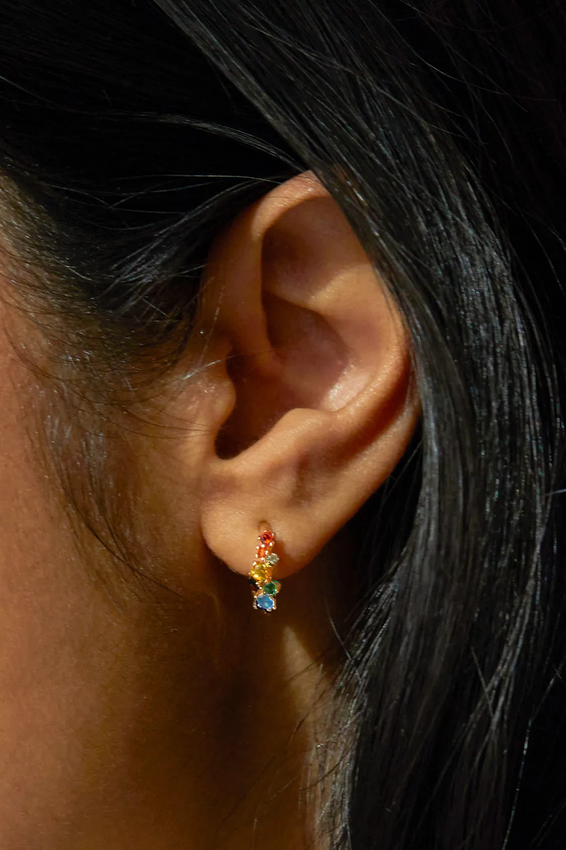 Rainbow Constellation Hoops sold by Estella Bartlett product image thumbnail 2