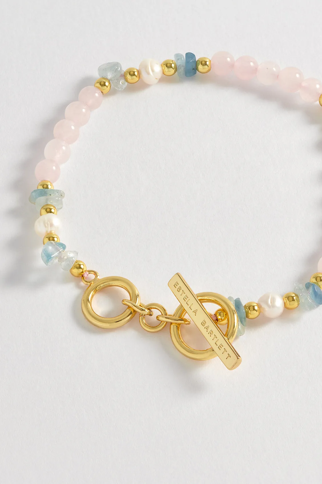 Gemstone Pearl T-Bar Bracelet sold by Estella Bartlett product image thumbnail 4