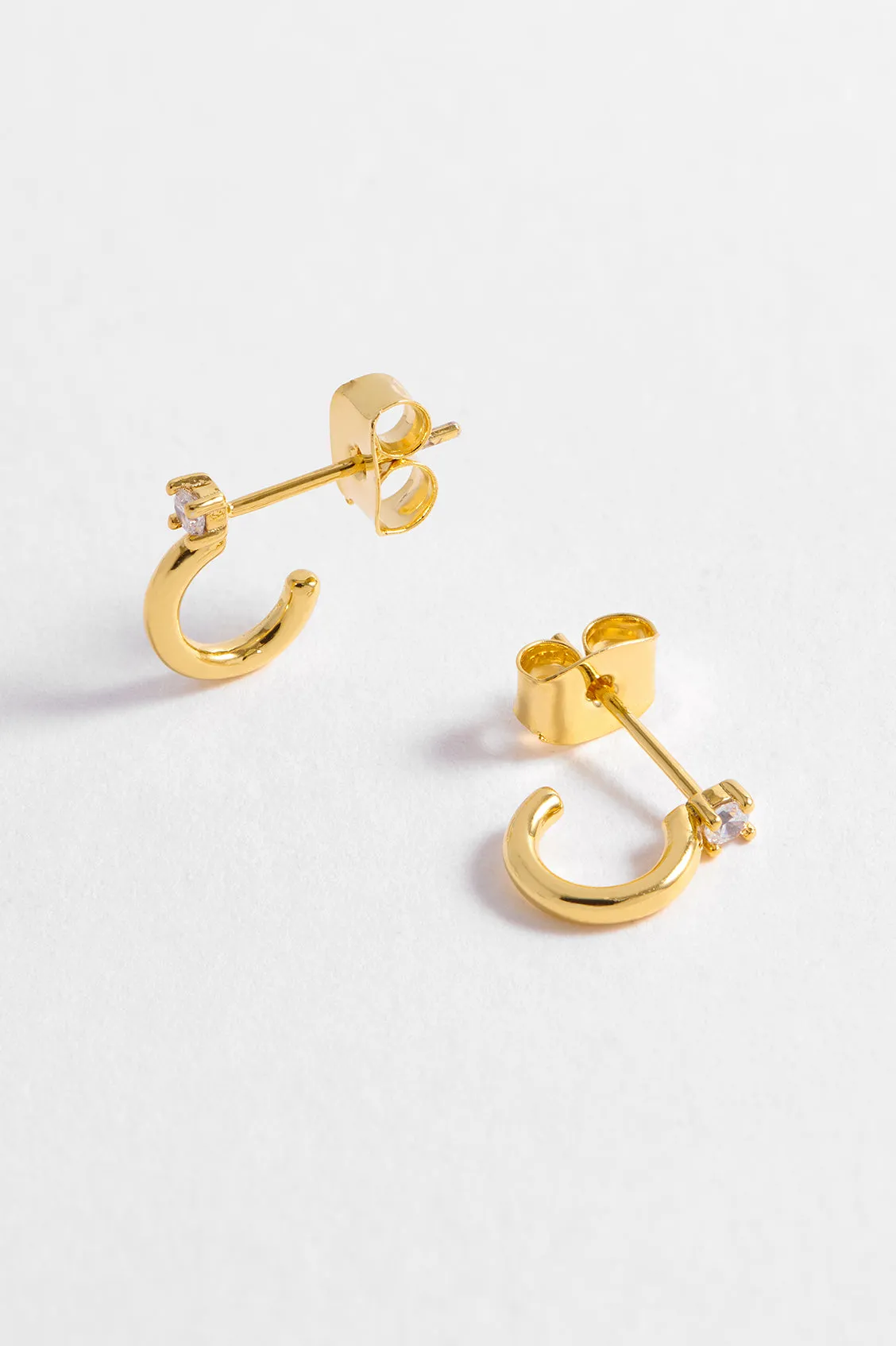 CZ Huggie Hoops sold by Estella Bartlett product image thumbnail 2