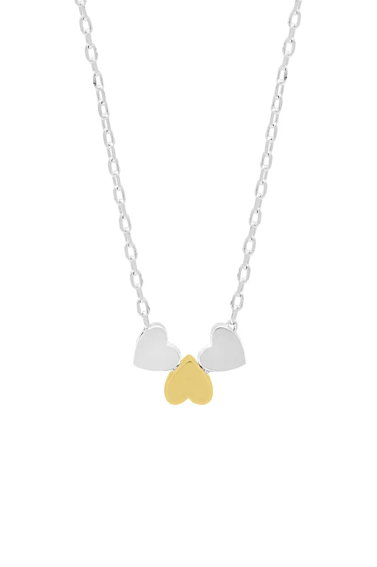 Trio Heart Necklace sold by Estella Bartlett product image thumbnail 3