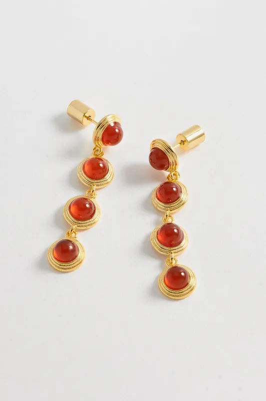 Gemstone Drop Earrings sold by Estella Bartlett
