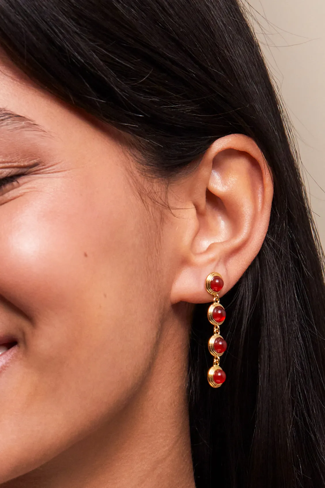 Gemstone Drop Earrings sold by Estella Bartlett product image thumbnail 2