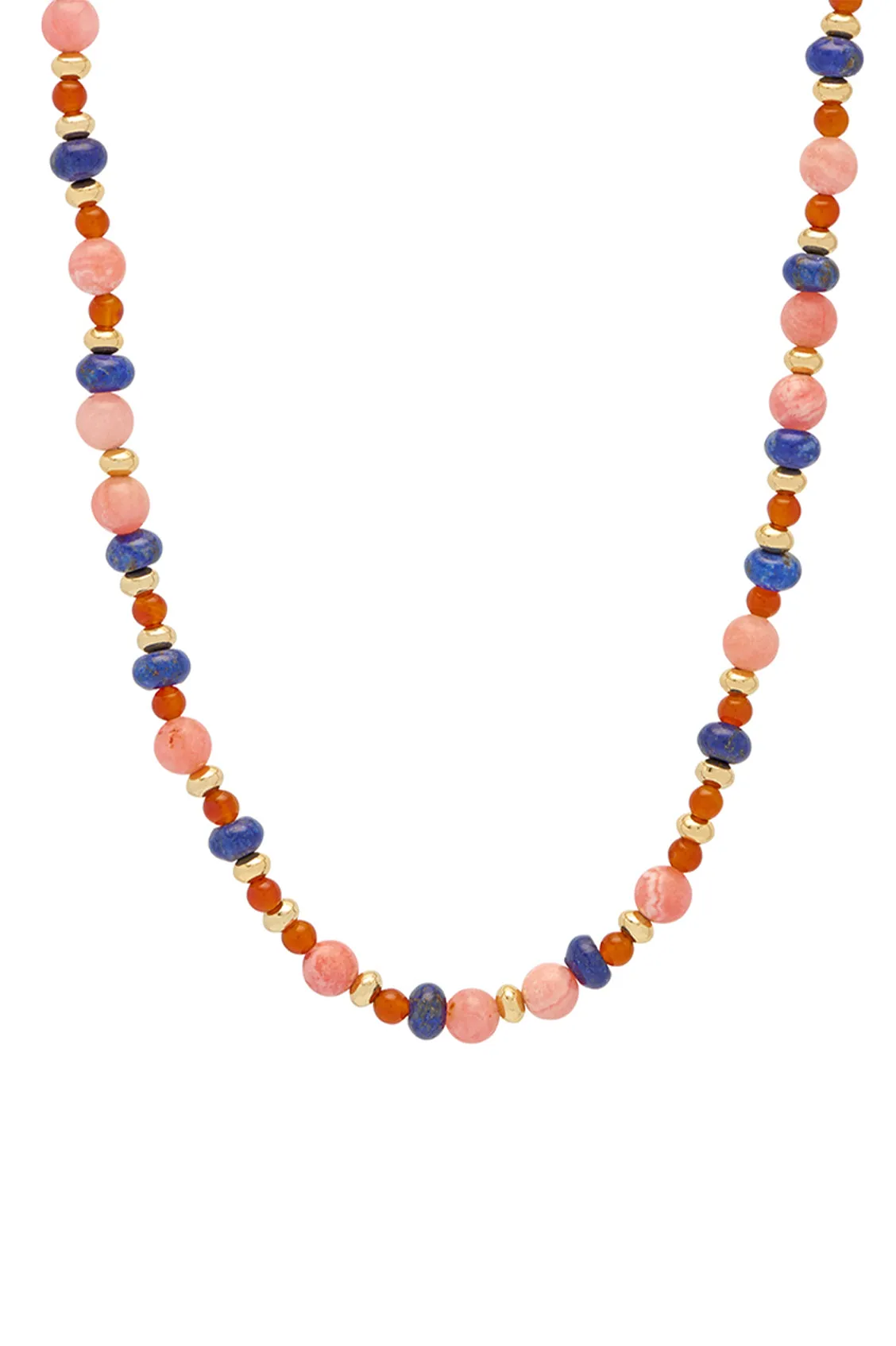 Mixed Gemstone T-Bar Necklace sold by Estella Bartlett product image thumbnail 3