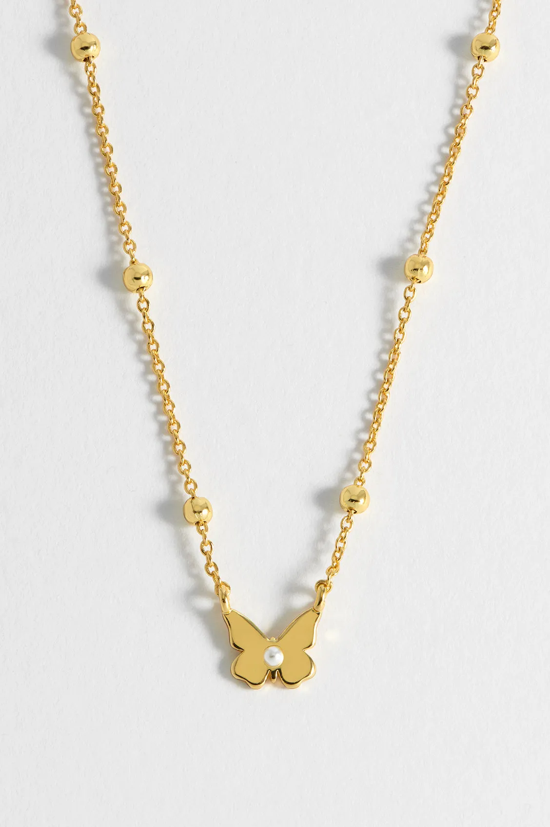 Pearl Butterfly Necklace sold by Estella Bartlett product image thumbnail 2