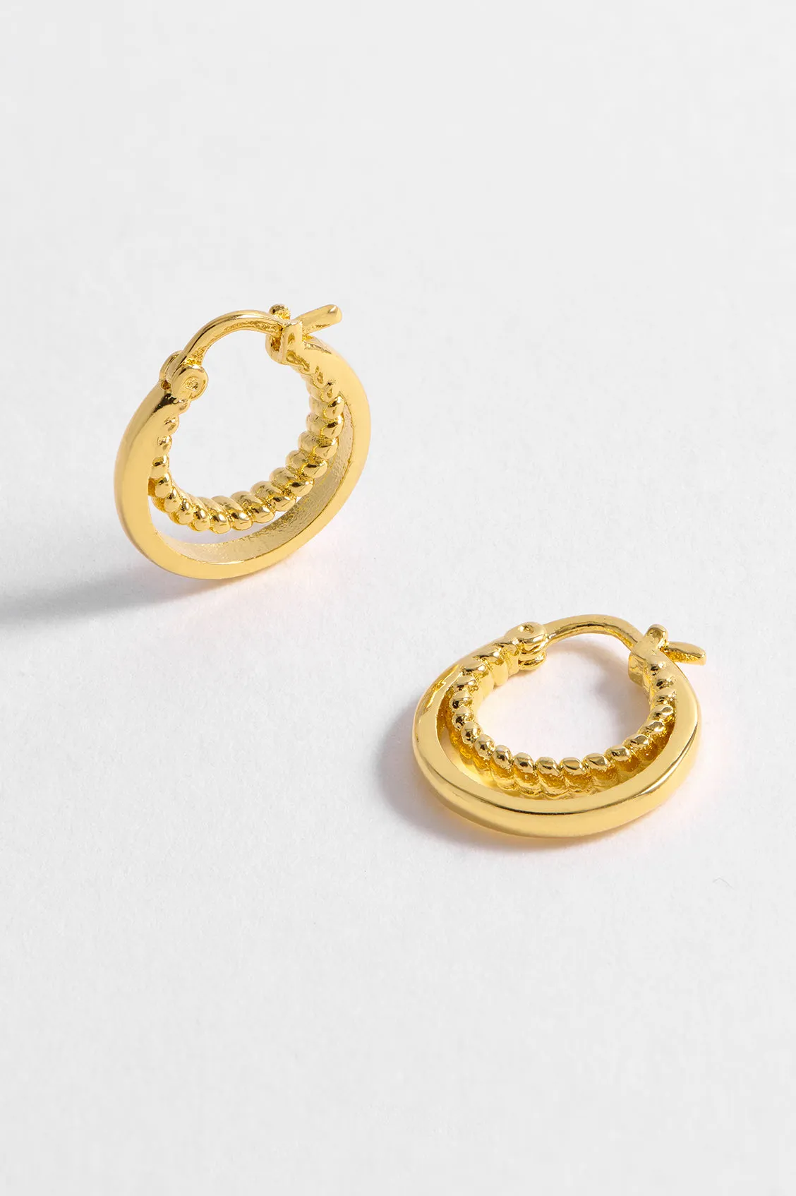 Twisted Double Hoops sold by Estella Bartlett product image thumbnail 4