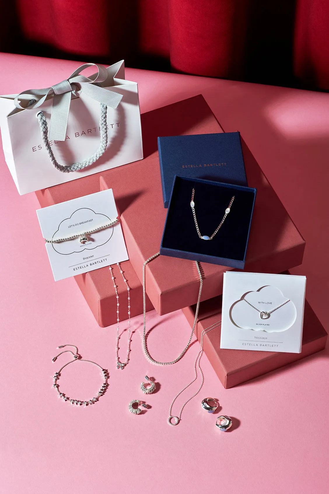 Embellished Pearl and CZ Hoops sold by Estella Bartlett product image thumbnail 5