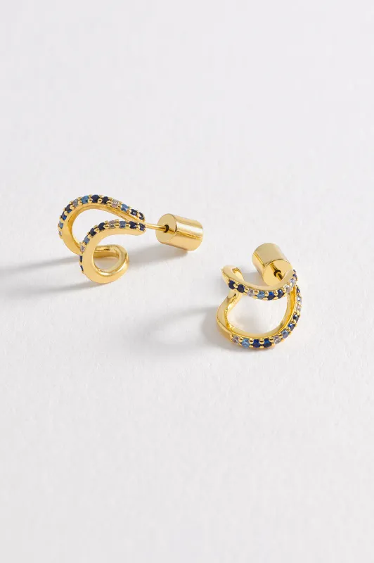 CZ Wave Earrings sold by Estella Bartlett