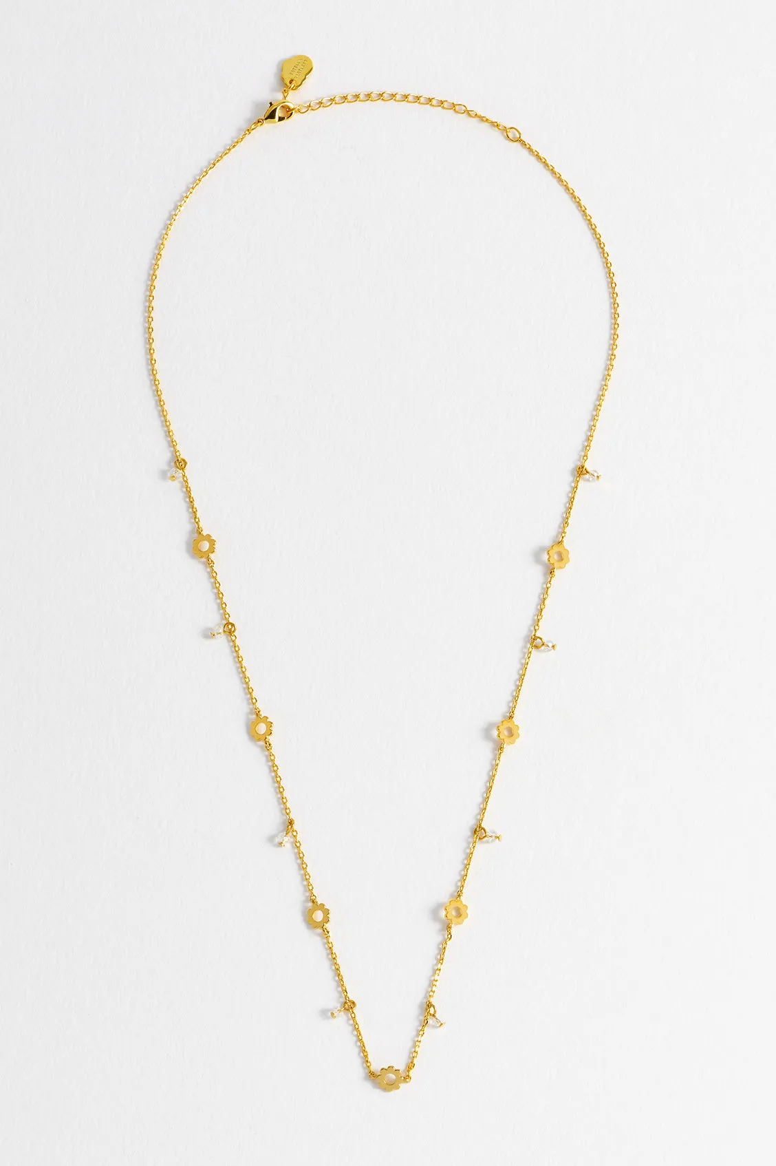 Flower Crystal Necklace sold by Estella Bartlett product image thumbnail 5