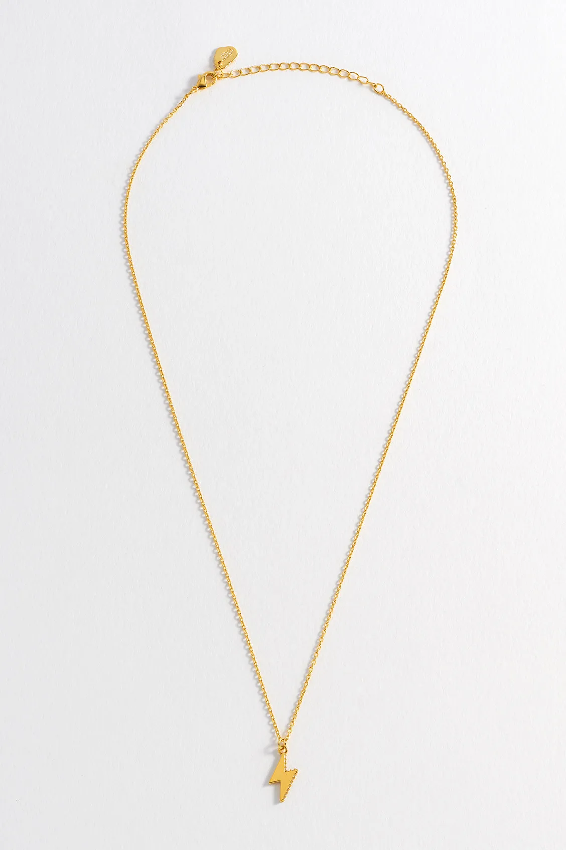 CZ Power Bolt Necklace sold by Estella Bartlett product image thumbnail 4