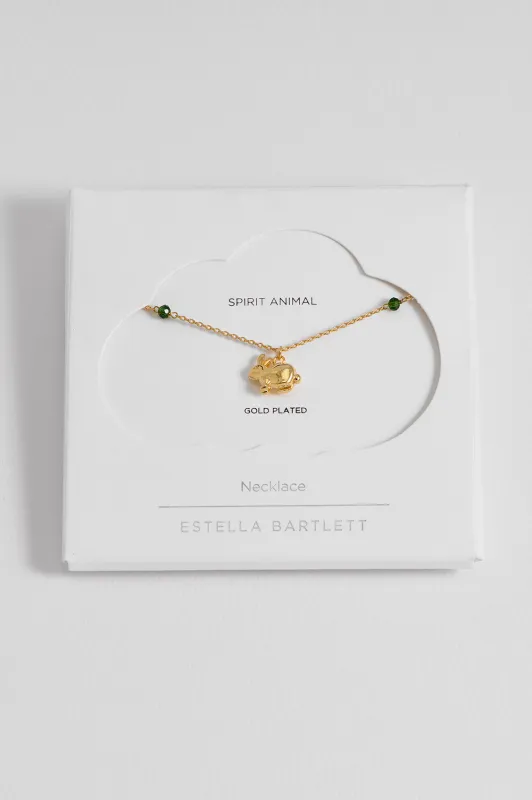 Green Rabbit Necklace sold by Estella Bartlett