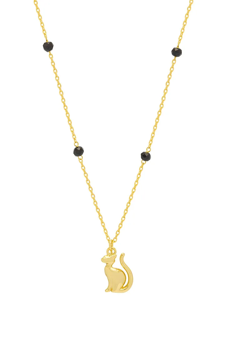 Black Cat Necklace sold by Estella Bartlett product image thumbnail 3