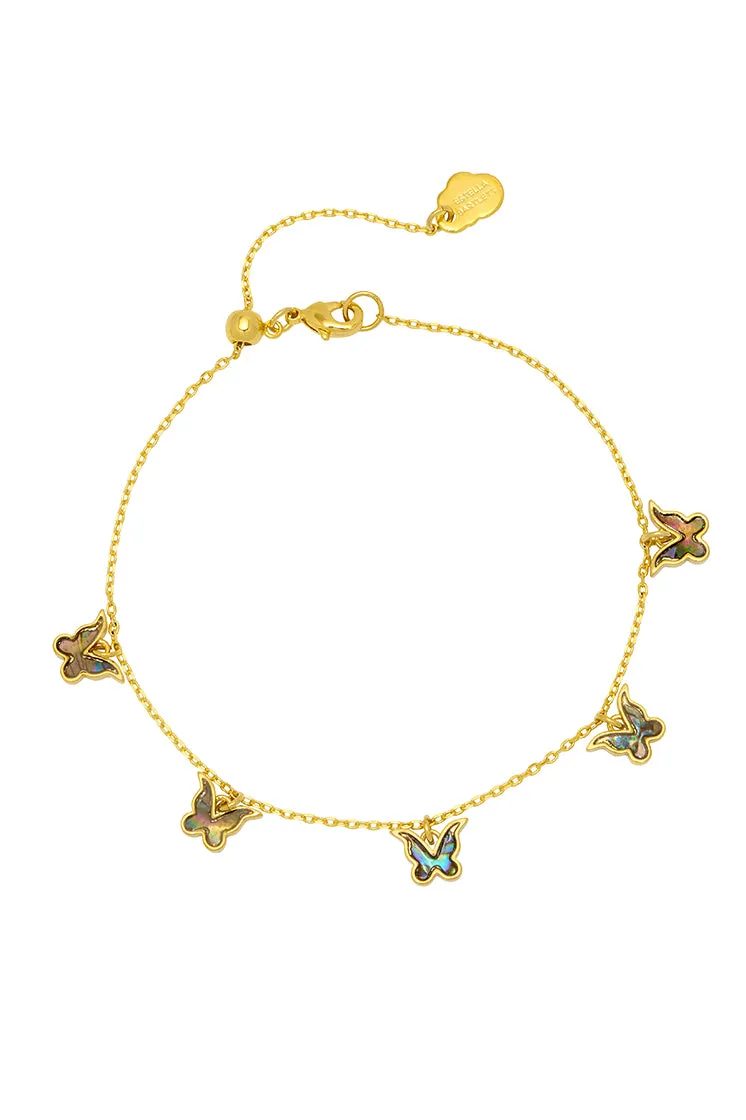 Abalone Butterfly Bracelet sold by Estella Bartlett product image thumbnail 3