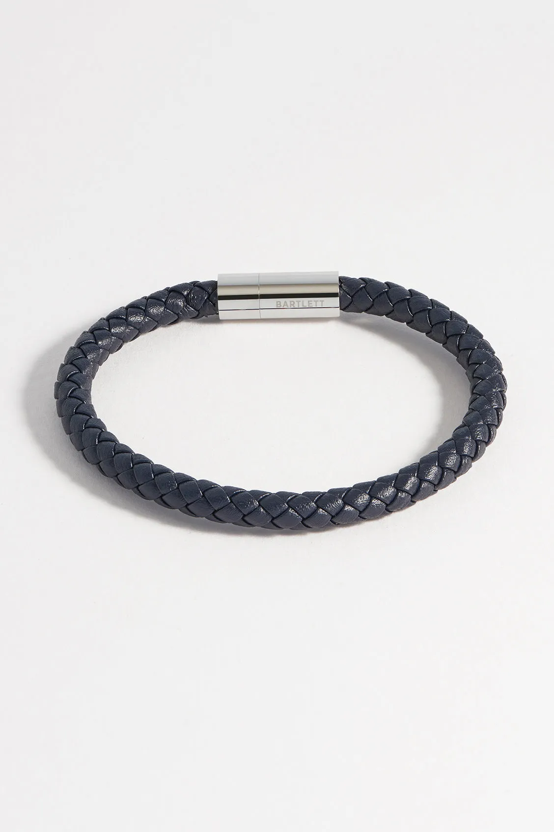 Men's Leather Single Plaited Wrap Bracelet sold by Estella Bartlett product image thumbnail 4