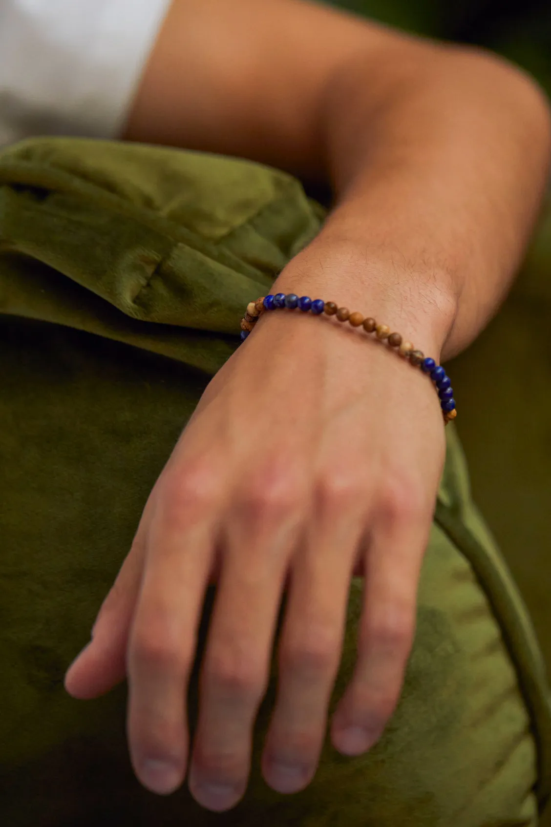Men's Gemstone Beaded Bracelet sold by Estella Bartlett product image thumbnail 5