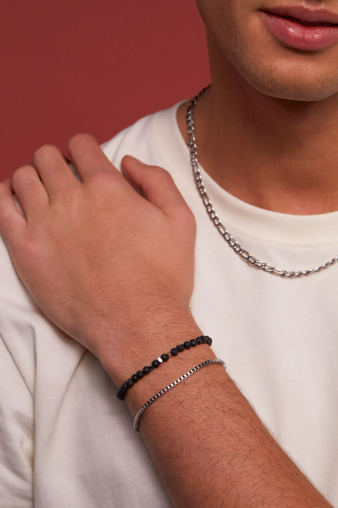 Men's Gemstone Beaded Bracelet sold by Estella Bartlett product image thumbnail 2