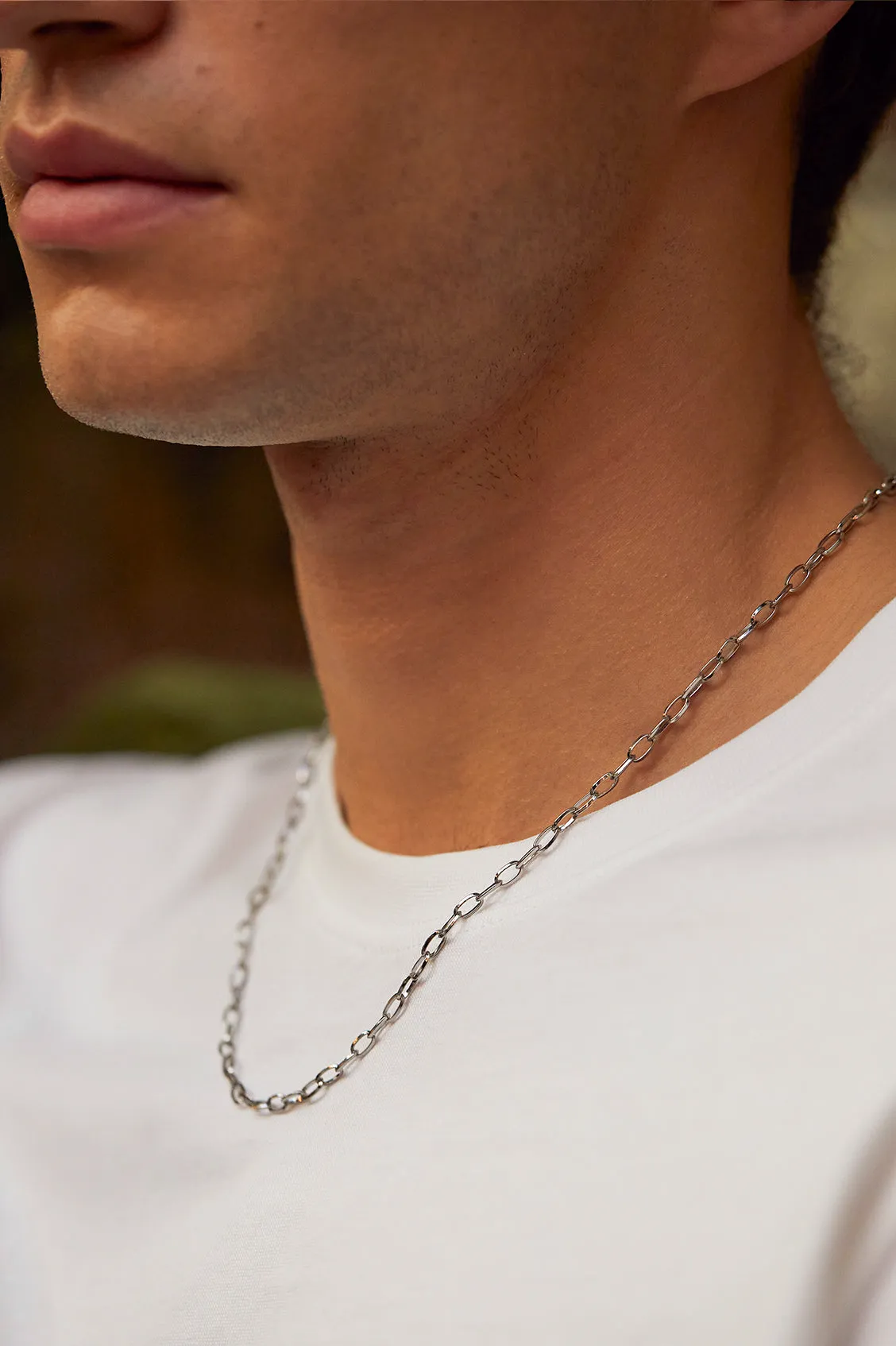 Men's Paperclip Chain Necklace sold by Estella Bartlett