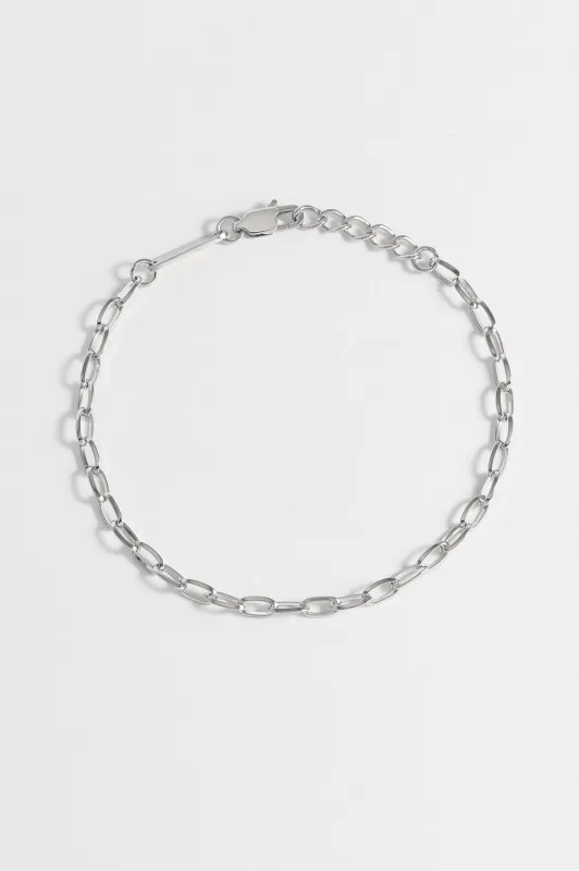 Men's Paperclip Chain Bracelet sold by Estella Bartlett